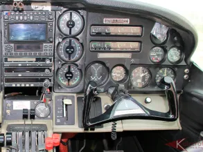 Cessna 337D panel